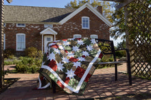 Load image into Gallery viewer, Homemade handmade classic Christmas quilt