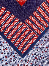 Load image into Gallery viewer, Patriotic quilt, veteran, 4th of July