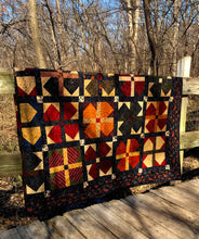 Load image into Gallery viewer, Kansas Troubles Queen Size quilt