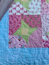 Load image into Gallery viewer, Cowboy and Cowgirl quilt, very pretty!