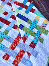 Load image into Gallery viewer, Bright and Modern Woven quilt