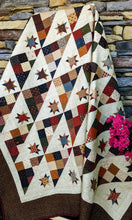 Load image into Gallery viewer, Kansas Troubles scrappy stars quilt