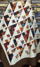 Load image into Gallery viewer, Kansas Troubles scrappy stars quilt