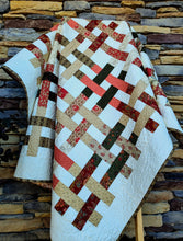 Load image into Gallery viewer, Floral Lattice Quilt Pattern