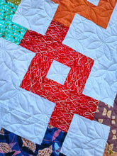 Load image into Gallery viewer, Tangled, scrappy quilt