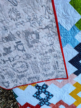 Load image into Gallery viewer, Tangled, scrappy quilt