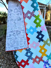 Load image into Gallery viewer, Tangled, scrappy quilt