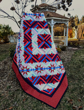 Load image into Gallery viewer, Log Cabins and Stars, Queen size