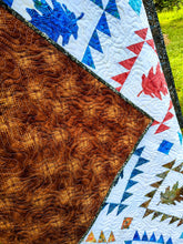 Load image into Gallery viewer, Autumn Leaves Quilt Pattern, Fall Leaf Quilted Wall Hanging