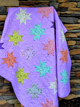 Load image into Gallery viewer, Lilac Star Quilt Pattern