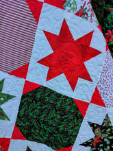 Load image into Gallery viewer, Snow Day quilt, Christmas quilt.