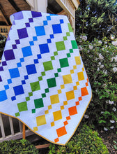 Load image into Gallery viewer, Rainbow Chandelier Throw quilt
