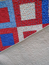 Load image into Gallery viewer, 4th of July Celebration throw quilt