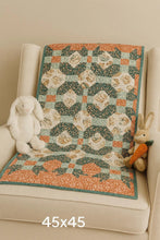 Load image into Gallery viewer, Easter Bunnies baby quilt, crib size.