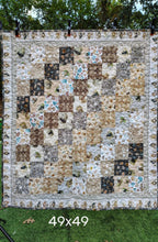 Load image into Gallery viewer, Bear Hugs baby quilt, mama and baby bears