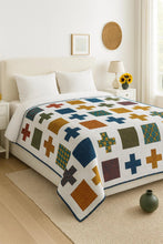 Load image into Gallery viewer, Hugs and Kisses, King size modern quilt