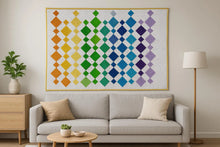 Load image into Gallery viewer, Rainbow Chandelier Throw quilt
