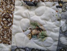 Load image into Gallery viewer, Bear Hugs baby quilt, mama and baby bears