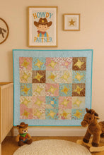 Load image into Gallery viewer, Cowboy and Cowgirl quilt, very pretty!