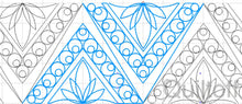 Load image into Gallery viewer, Border or EDGE to EDGE Design #1, digital quilting pattern, design, pantograph