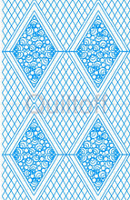 Load image into Gallery viewer, Border or EDGE to EDGE Design #3, digital quilting pattern, design, pantograph
