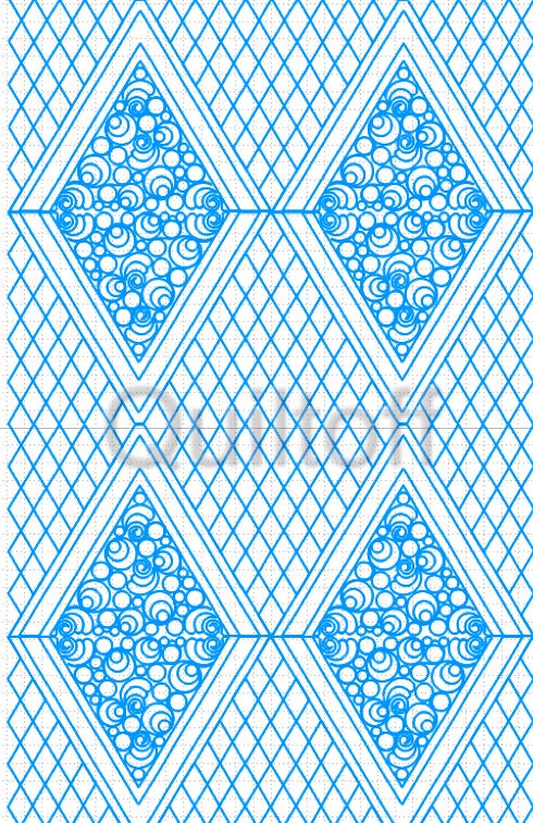 Border or EDGE to EDGE Design #3, digital quilting pattern, design, pa ...