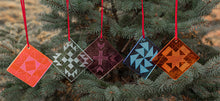 Load image into Gallery viewer, Christmas quilt block ornaments
