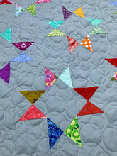 Load image into Gallery viewer, Silver stars quilt
