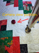 Load image into Gallery viewer, Camera to view the back of the quilt, tension check. Read description.
