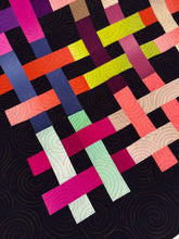 Load image into Gallery viewer, Modern Scrappy Quilt, woven.
