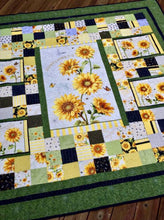 Load image into Gallery viewer, Handmade Sunflower Quilt
