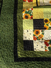 Load image into Gallery viewer, Handmade Sunflower Quilt
