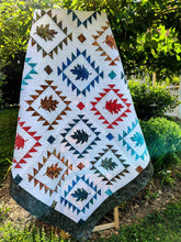 Load image into Gallery viewer, Autumn Leaves Quilt Pattern, Fall Leaf Quilted Wall Hanging
