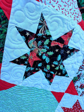 Load image into Gallery viewer, Snow Day quilt, Christmas quilt.
