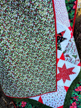 Load image into Gallery viewer, Snow Day quilt, Christmas quilt.
