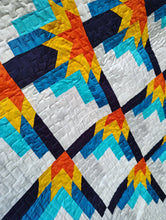 Load image into Gallery viewer, Starburst Quilt – Traditional Native American Inspired

