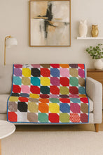 Load image into Gallery viewer, Bright and modern batik quilt
