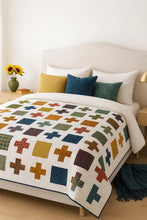 Load image into Gallery viewer, Hugs and Kisses, King size modern quilt
