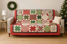 Load image into Gallery viewer, Snow Day quilt, Christmas quilt
