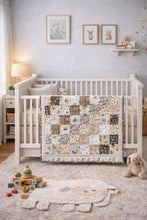 Load image into Gallery viewer, Bear Hugs baby quilt, mama and baby bears
