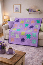 Load image into Gallery viewer, Lilac Star Quilt Pattern
