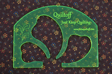 Load image into Gallery viewer, Longarm quilting ruler, Molar Feather template
