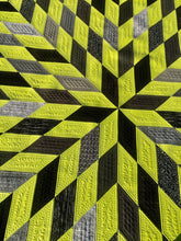 Load image into Gallery viewer, Make to order! Star Quilt, modern bright handmade
