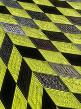 Load image into Gallery viewer, Make to order! Star Quilt, modern bright handmade
