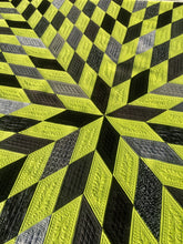 Load image into Gallery viewer, Make to order! Star Quilt, modern bright handmade
