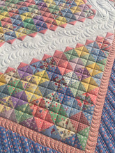 Load image into Gallery viewer, Make to order! Beautiful “Grandma’s Quilt”, scrappy, custom quilting
