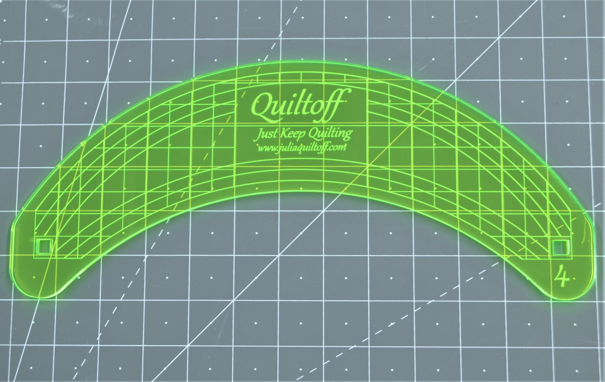 Quilt Curve Ruler Curve #4, Longarm quilting ruler – QUILTOFF
