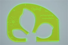 Load image into Gallery viewer, Petal, Feather Quilting Ruler - Flower
