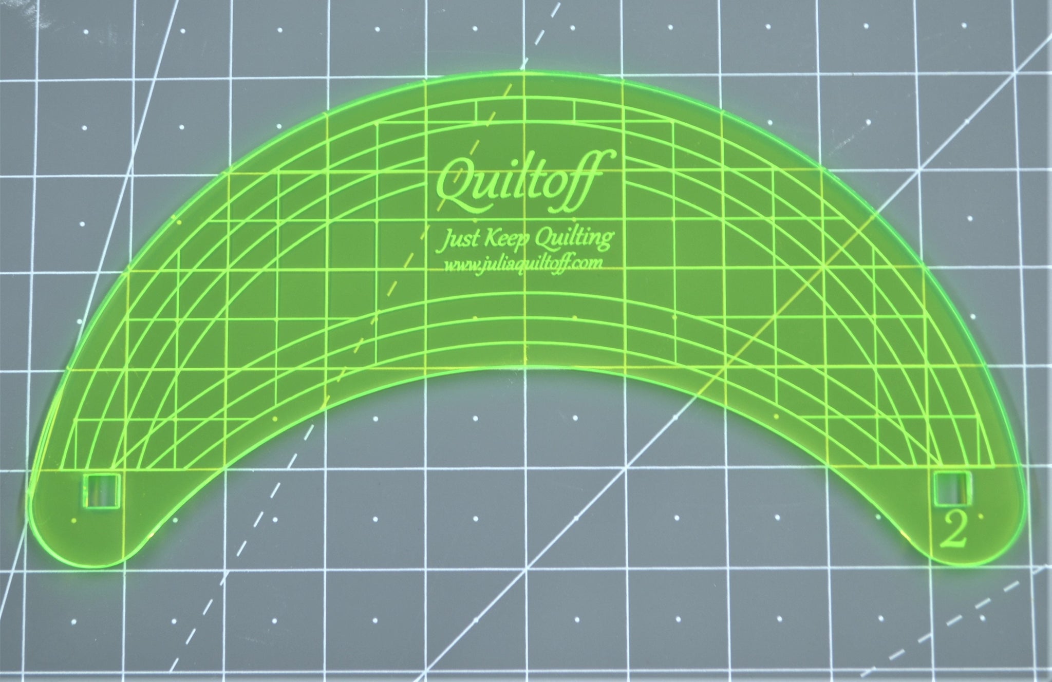 Quilt Curve Ruler Curve #2, Longarm quilting ruler – QUILTOFF