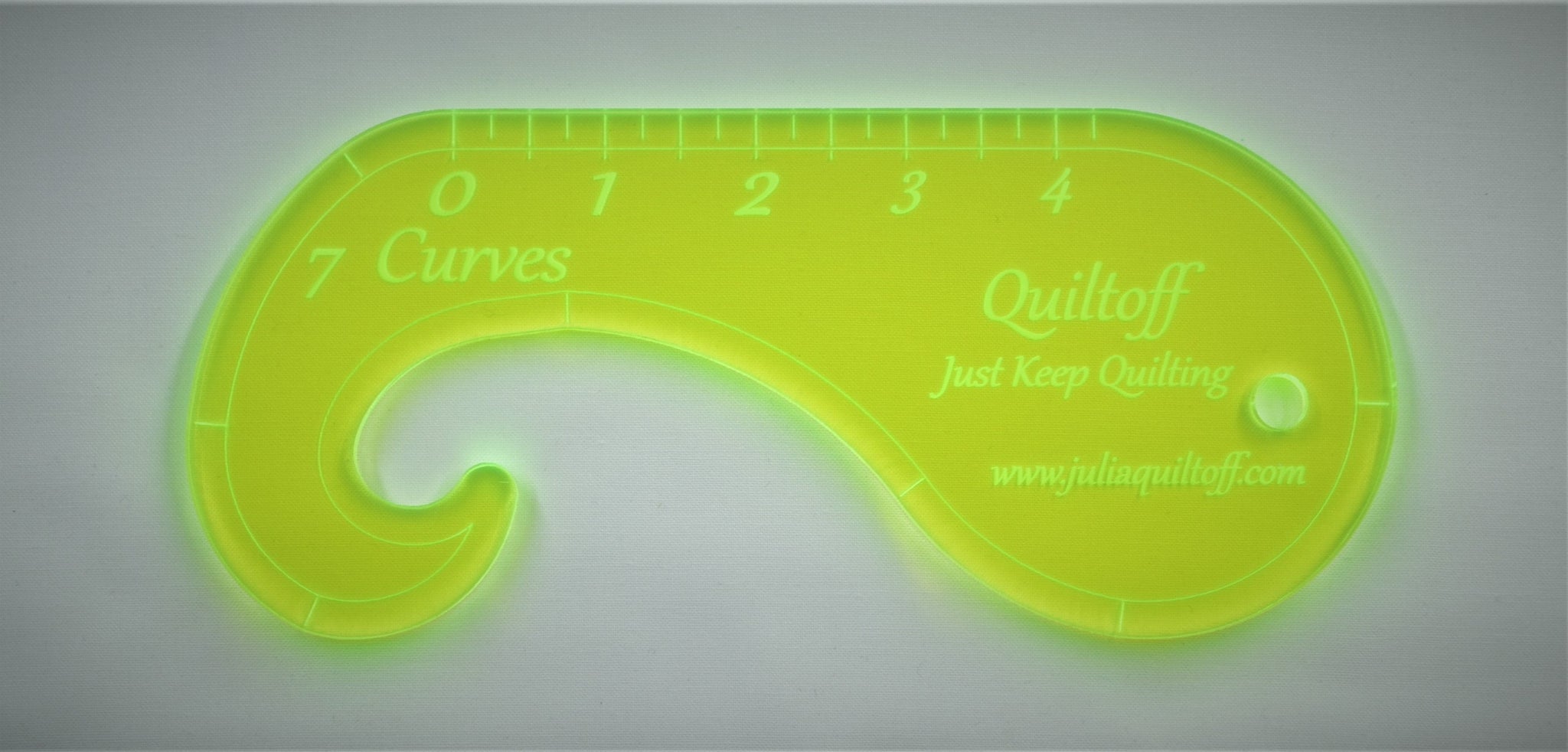 Quilt Curve Ruler Longarm quilting ruler, 7 Curves – QUILTOFF